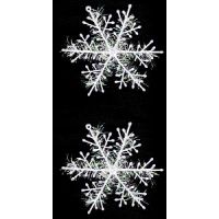 Украшение елочное СНЕЖИНКА 3 шт. МС-1903100