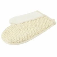 Мочалка-рукавица из сизаля 20*21см 11-915