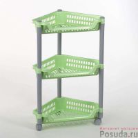 Этажерка угловая 3 полки С08700