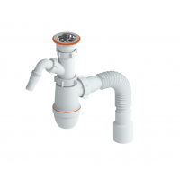 Сифон РМС СУ-03 для умывальника, отвод для стиральной/посудомоечной машины