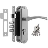 Замок врезной 700А хром 61,5 мм 19203