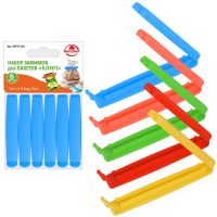 Зажимы для пакетов. Длина 9см. Набор 6шт. МГ76-181   76.181