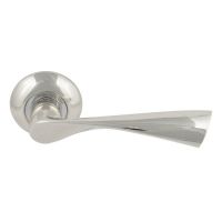 Ручка дверная 100 А Нора-м (мат.никель)  8145/15312