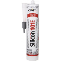 Герметик силиконовый KIM TEC 101E светло-серый (манхеттен) 310г  5126015-6/02-01-47/02-01-36