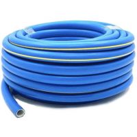 Шланг AQUA FORCE (Soft touch) 1/2" синий с желт. пол  (50) 1250-66