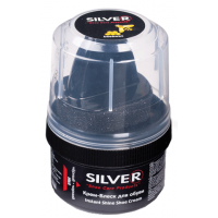 Крем для обуви СИЛЬВЕР черный 50мл.