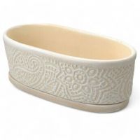 Горшок ПЕЙСЛИ слоновая кость 23*11 h8см СТ0706