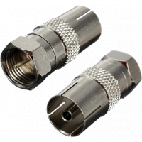 Переходник штекер "F"-штекер антенный