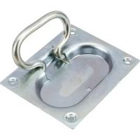 Ручка откидная 100*80 скрытая цинк Кунгур д653