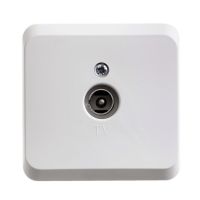 ЭТЮД Розетка ТВ белый о/у Этюд TVA-002B/21849