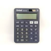 Калькулятор Uniel UD-183BK синий черный