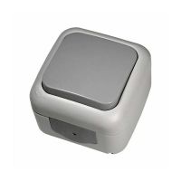 ВИКО Выкл.1кл.о/п серый