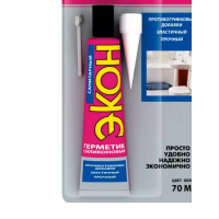 Герметик силиконовый ЭКОН белый 70мл