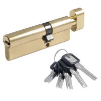 Механизм цилиндровый Нора-М ЛПУВ-90 (55-35В) золото