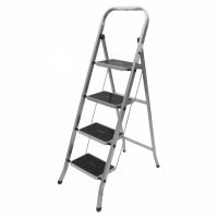 Стремянка стальная 4 ступ. широкая антискользящая  ГЕВА