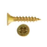 Саморезы потай по дереву желтые 6*70