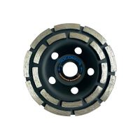 Чашка алмазная зачистная 125мм двухрядная РОСОМАХА  122125