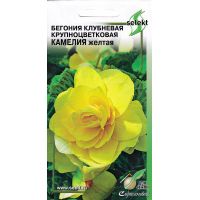 Семена Дом Семян Бегония Камелия желтая 10шт