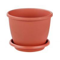 Горшок АФИНА 2,2 л с поддоном  М6522/М6521