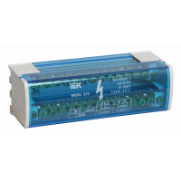 Шина нулевая 2/15 на дин-рейку YND10-2-15-125 ИЭК