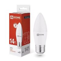 Лампа светодиодная LED-СВЕЧА-VC 14Вт 230В E27 4000K 1330Лм IN HOME 7744