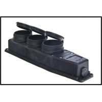 Колодка каучук 3-ая с заземлением Mutlusan MUT-293