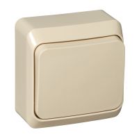 ЭТЮД Переключатель ВА10-004К 1кл. о/у крем  87926