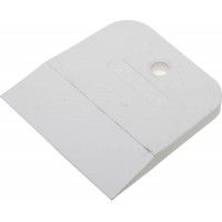 Шпатель резиновый 80мм белый