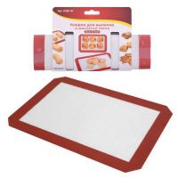 КОВРИК для раскатки и выпечки теста 42*27см  80-147
