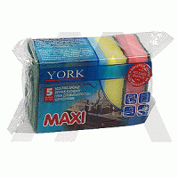 Губки для посуды York Maxi 5шт  3004/15966