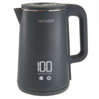 Чайник электр. DELTA DE-1023 LUX 1,8л двойной корпус 2000Вт дисплей