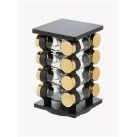 Набор для специй стекло, пластик, 16 шт, Y4-6402