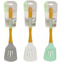 Лопатка силиконовая с прорезями 33см Ленарди 160-023