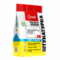 Штукатурка Старатели гипсовая белая 5кг 11507819