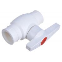 Кран шаровой TEBO бел. PP-R 20 полнопроходной  030060101