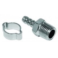 Переходник 1/4П- елочка 8мм + кольцо 8*13мм 0704.023300/ 188998