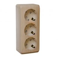 ЭТЮД Розетка РА 16-012d 3м з/к о/у сосна  Дача