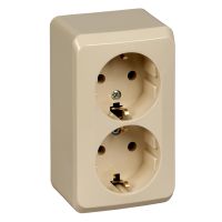 ЭТЮД Розетка РА 16-007К 2-я с/з о/у крем 21846