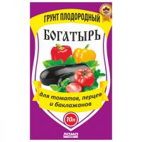 Грунт Богатырь для томатов,перцев и баклажанов 10л Лама Торф 274-3