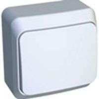 ЭТЮД Переключатель ВА10-004d 1кл о/у белый