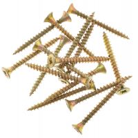 Саморезы потай по дереву желтые 3,0*40