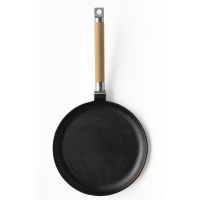 Сковорода блинная Гардарика 22см съемная деревянная ручка  0822