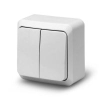 ЭТЮД Выкл. ВА10-002В 2кл. о/у  белый