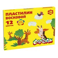 Пластилин 12цв