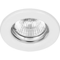 Светильник FERON ИВО-50w 12в, G5.3, белый 15109