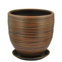 Горшок Модерн Бутон шоколад 28см 55-305