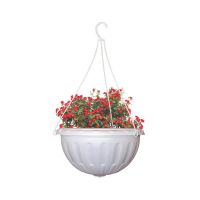 Горшок-кашпо Джулия 8л подвесной белый  М1458