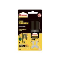 Клей Момент супер ЭПОКСИ прозр.6 мл шприц 15112
