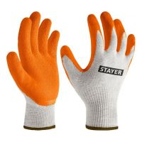 Перчатки STAYER ULTRA с рельефным латексным обливом 11403