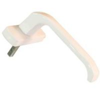 Ручка оконная метал. WHL 002/35 Ral9016 бел. м567